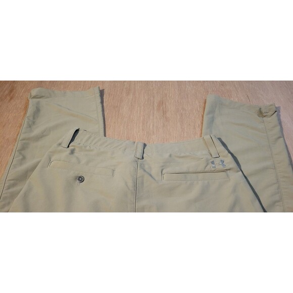 Under Armour Loose Men's UA Match Play Golf Pants Size 32x32 Beige - Picture 6 of 14